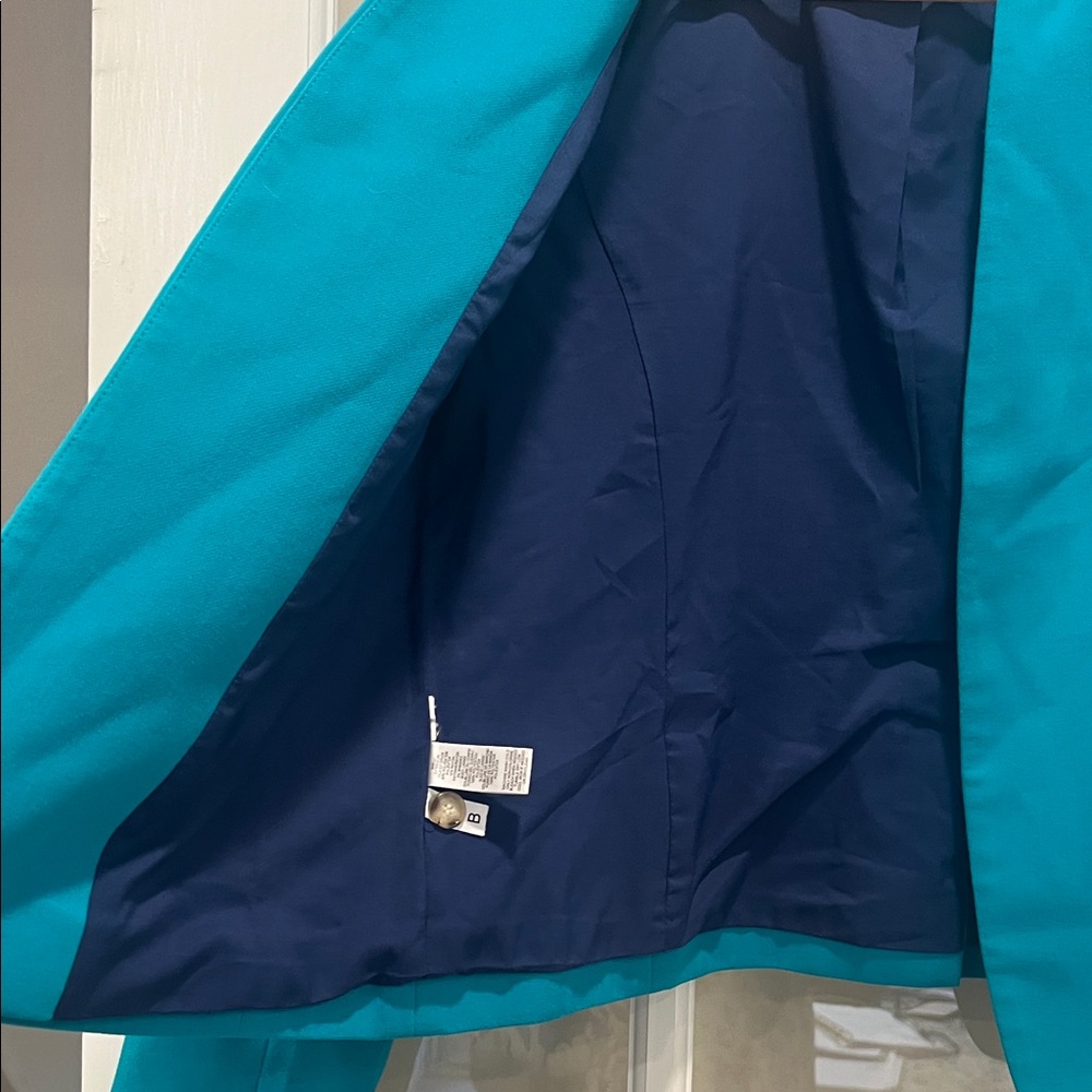 LOFT Vibrant Teal Blazer - Picture 5 of 12